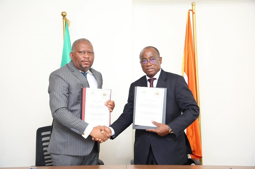 METFPA : Enseignement Technique et Formation Professionnelle  Le Ministre N’Guessan KOFFI signe deux Importants Accords avec le CONGO